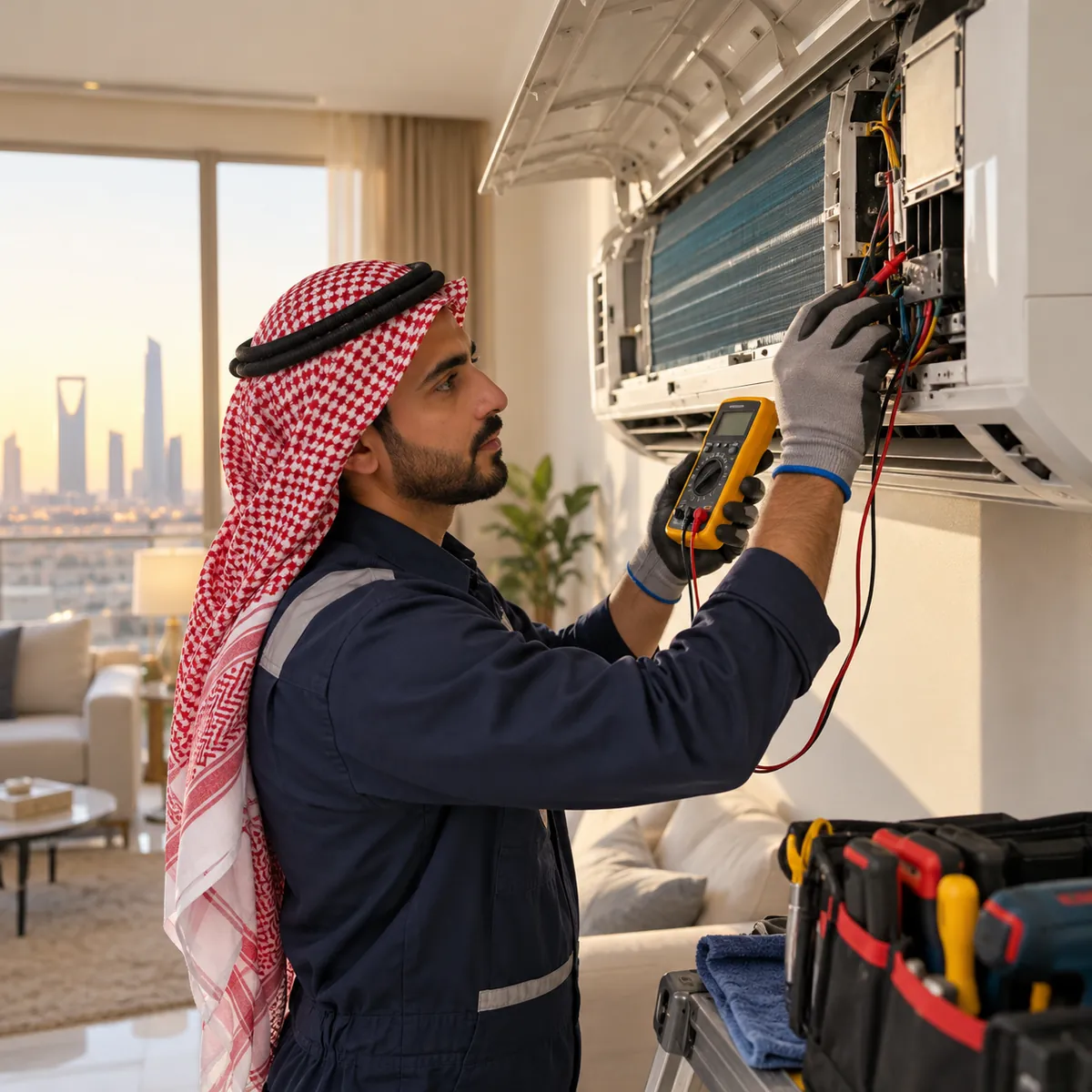 إصلاح مكيفات السبليت في حي المونسية بالرياض